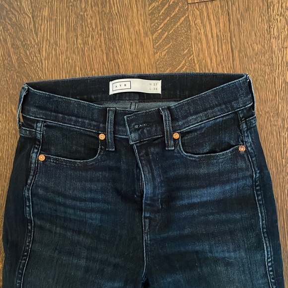 AYR “The Riser” dark wash jeans, W 27 L 26. Excellent condition! - Picture 2 of 3